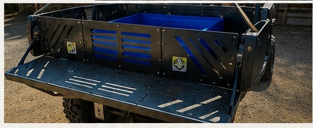 Sidewinder removable skid and tank mounting structure